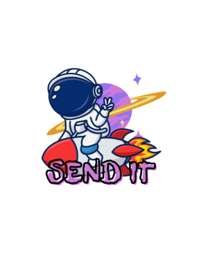 Rocket Send It sticker